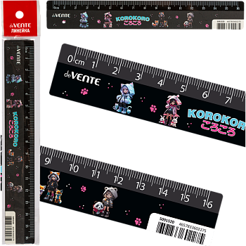 Линейка пластиковая 'deVENTE. Korokoro' 16 см, с дизайном, 5091520